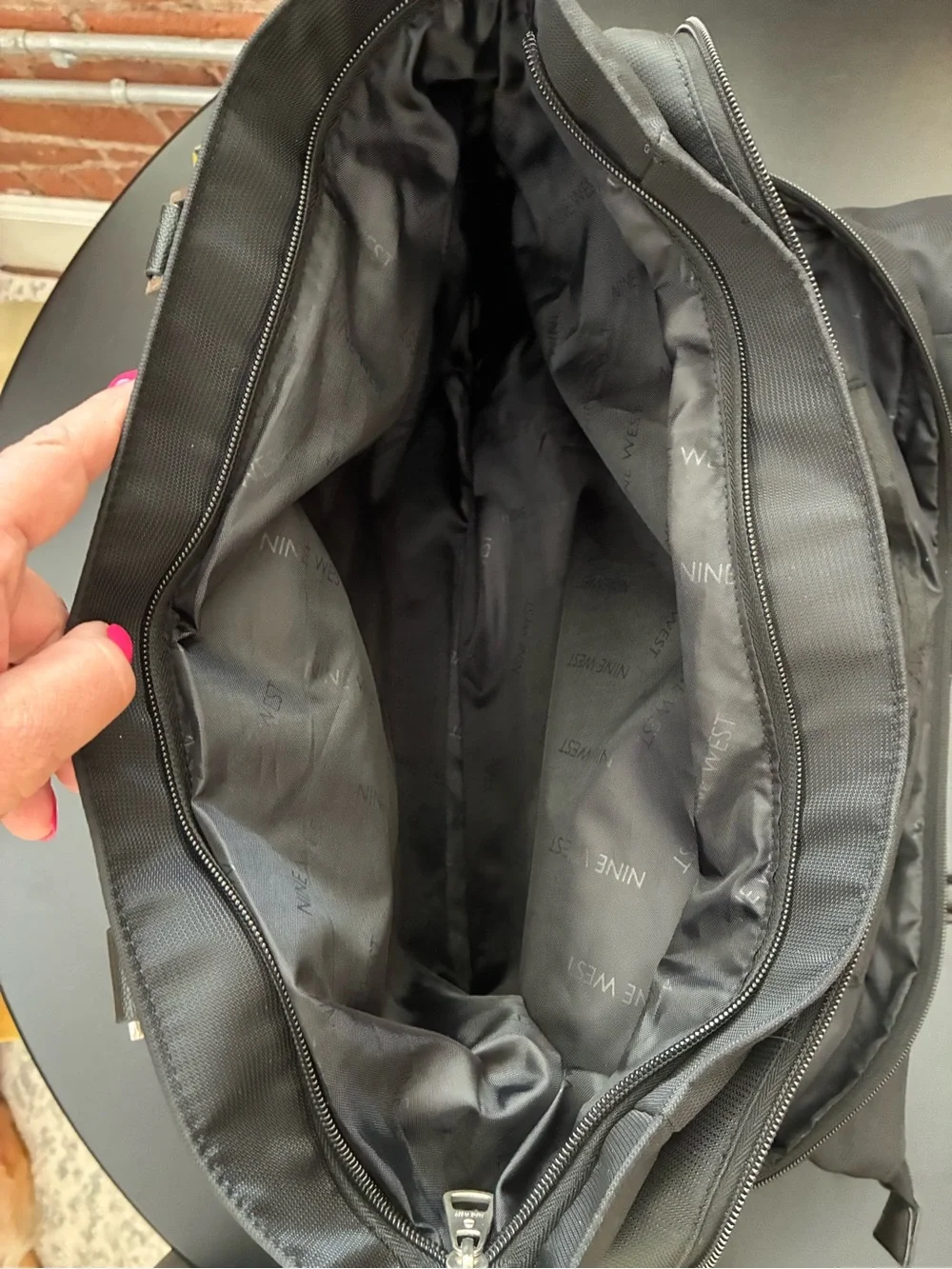 Nine West Women’s Hand Tote Carryon Luggage Computer Bag Zippered Compartments